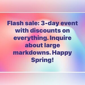 Flash Sale Event Announcement